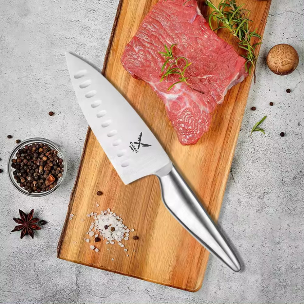 Kitchen Chef Knife With Ergonomic Hollow Handle Stainless Steel Chef Knife